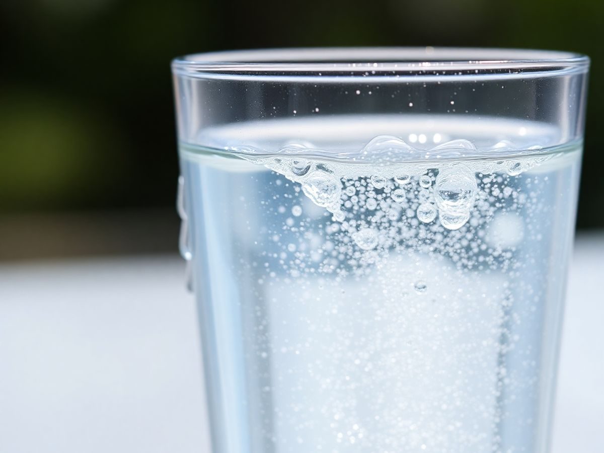 Apă proaspătă și pahar cristalin