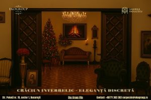 Decoratiuni de Craciun inspirate de farmecul Craciunului anilor ’30 – o experiență unică la Eko Group Vila