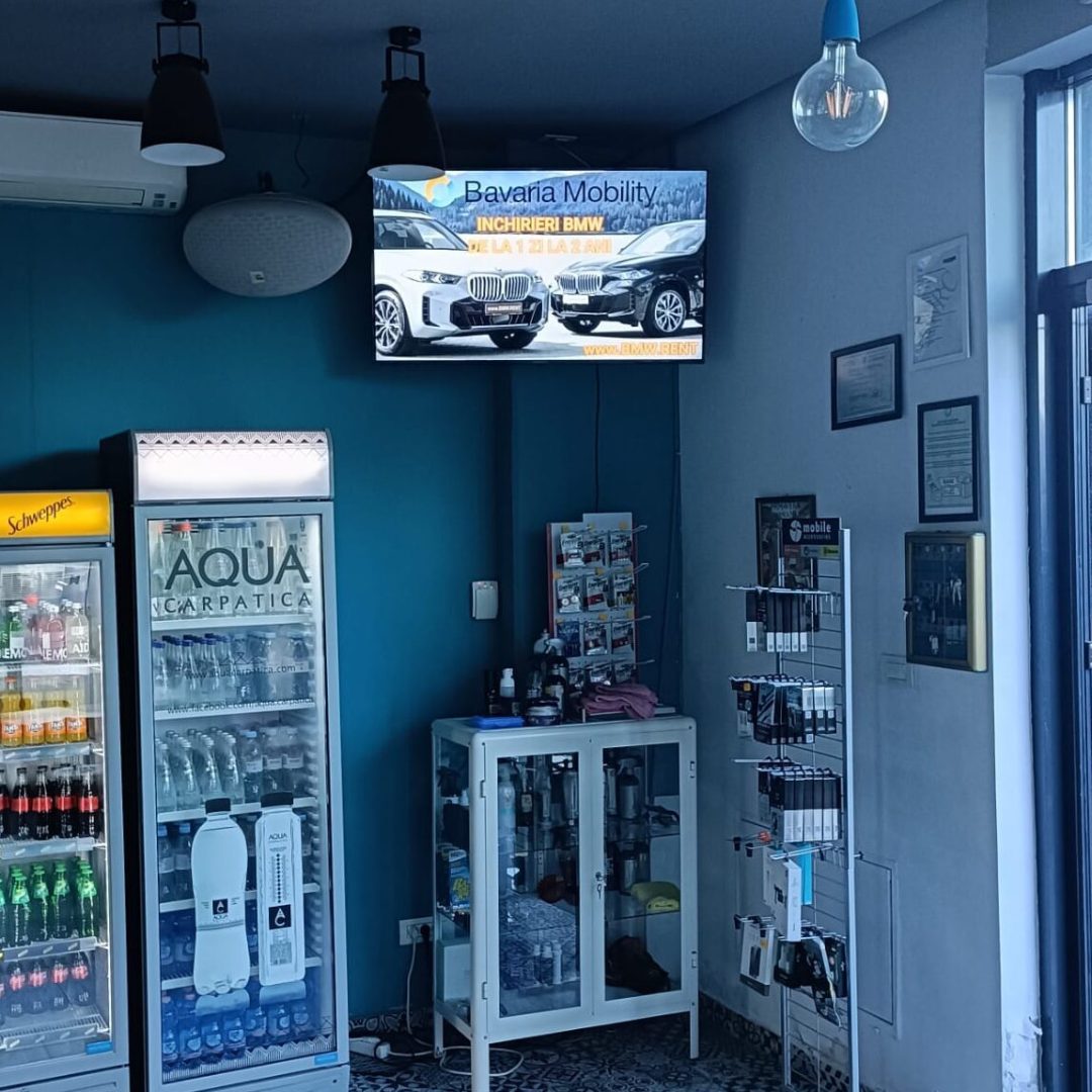 reteaua digitala indoor dooh car house lux cafe 1
